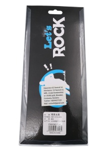 Penar pentru baieti Let's Rock R7256, doua compartimente, material textil impermeabil, 20x10x6cm, Negru - Img 6