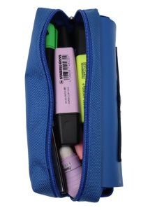 Penar pentru baieti R7233, model elicopter, doua compartimente, material textil, 20x10x6cm, Albastru - Img 7