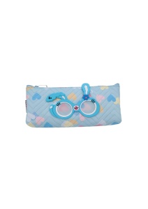Penar pentru fete, cu inimioare, R126, 20x9x4cm, Bleu