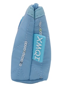 Penar pentru fete cu paiete si cusaturi aplicate R143, 21x10x4cm, Bleu - Img 5