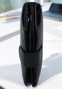 Portofel barbatesc din piele naturala R7137 negru - Img 3