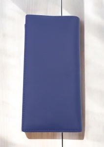 Portofel dama din piele naturala Hassion R05 albastru violet - Img 3
