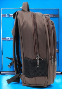 Rucsac cu trei compartimente R998211, impermeabil, 42x33x24cm, Maro - Img 3