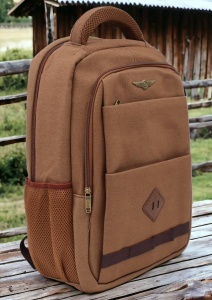 Rucsac Din Material Texil Tip In, RM23301, 45X32X17cm, Maro - Img 7
