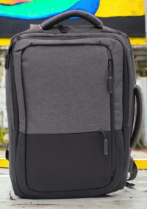 Rucsac multifunctional pentru laptop si tableta R1129, port USB, 43x31x17cm, Gri