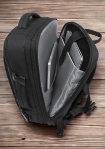 Rucsac multifunctional R1117 pentru laptop, impermeabil, cu port USB, 43X33X13cm, negru - Img 5