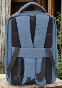Rucsac Pentru Laptop Cu Mufa USB R1112, 43x31x15cm, Bleumarin - Img 4