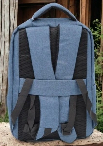 Rucsac Pentru Laptop Cu Mufa USB R1112, 43x31x15cm, Bleumarin - Img 4