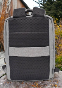 Rucsac Pentru Laptop Cu Mufa USB R1112, 43x31x15cm, Gri - Img 4