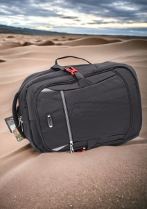 Rucsac pentru laptop R1912B, negru, impermeabil, 48x32x15cm - Img 6