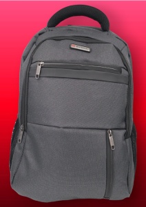 Rucsac pentru laptop R23381, negru, 48x31x20cm, bretele intarite si sistem de prindere pe troler