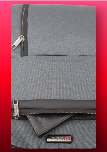 Rucsac pentru laptop R23381, negru, 48x31x20cm, bretele intarite si sistem de prindere pe troler - Img 11