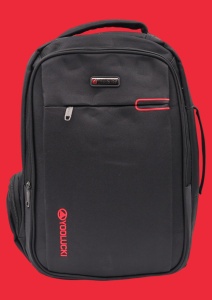 Rucsac pentru laptop R998152, negru, bretele intarite si sistem de prindere pe troler