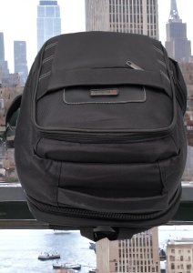 Rucsac pentru laptop R998155, negru, 49x35x21cm, bretele intarite si sistem de prindere pe troler - Img 7