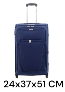Set Trolere My Travel R03, Trei Dimensiuni, 20", 24", 28", Bleumarin - Img 3