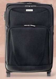 Troler My Travel R03, Dimensiune Medie 24", 61x40x27cm, Negru