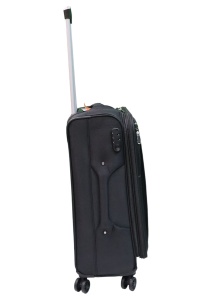 Troler My Travel R284A, dimensiune medie 24", 60x42x27cm, negru - Img 2