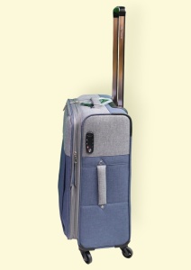 Troler My Travel R346, dimensiune medie 24", 60x41x25cm, bleumarin - Img 2