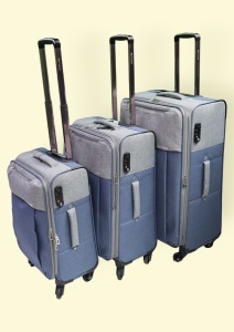 Troler My Travel R346, dimensiune medie 24", 60x41x25cm, bleumarin - Img 12