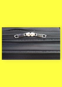 Troler My Travel R412, dimensiune medie 24", 60x41x27cm, negru - Img 5