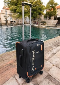 Troler My Travel R539 dimensiune mica 20", 50x37x22cm, negru - Img 2