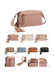 Geanta dama de categorie mica, piele ecologica, bretea reglabila, R2500380799, maro - Img 4
