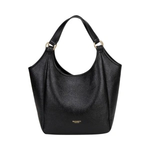 Geanta dama, model mare hobo din piele ecologica, DBS1034, negru