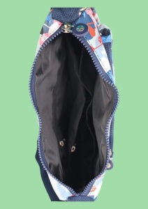 Geanta de umar femei R536, material rezistent, curea reglabila, buzunare laterale fara fermoar, 28x20x14cm - Img 6