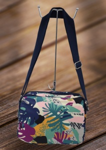 Geanta de umar femei R548 mini, comoda, material rezistent, 24x18x10cm - Img 2