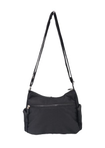 Geanta de umar pentru femei R2242, material rezistent, curea reglabila, 27x18x10cm, Negru - Img 2