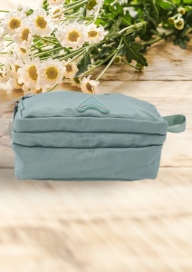 Geanta de umar pentru femei R88014, curea reglabila, 19x12x8cm, Verde deschis - Img 5