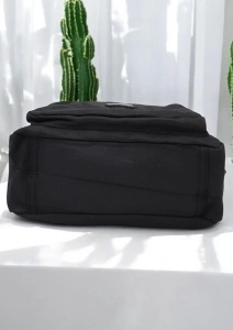 Geanta pentru femei cu manere, curea reglabila si detasabila R306, 25x16x13cm, Negru - Img 6
