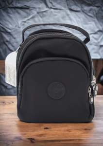 Mini rucsac multifunctional R60, material impermeabil, curea reglabila si detasabila, 20x19x11cm, Negru
