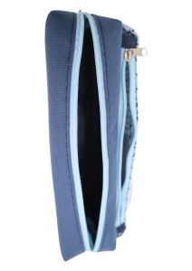 Penar pentru copii Music R7304, doua compartimente, 20x9x6cm, Bleumarin - Img 5