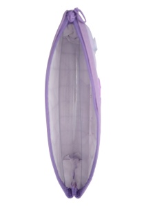Penar pentru fete cu paiete si cusaturi aplicate R143, 21x10x4cm, Lila - Img 8