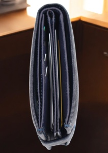 Portofel barbatesc din piele naturala R7137 bleumarin - Img 5