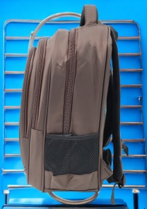 Rucsac cu trei compartimente R998211, impermeabil, 42x33x24cm, Maro - Img 4