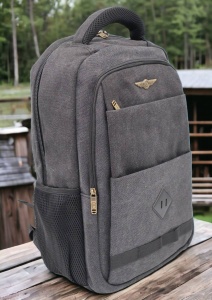 Rucsac Din Material Texil Tip In, RM23301, 45X32X17cm, Negru - Img 2