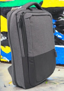 Rucsac multifunctional pentru laptop si tableta R1129, port USB, 43x31x17cm, Gri - Img 2