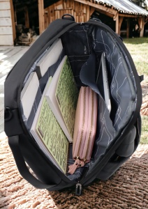 Rucsac multifunctional R1618, 42x28x17cm, Maro - Img 10