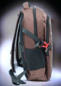 Rucsac pentru laptop R1912B, Maro, impermeabil, 48x32x15cm - Img 3