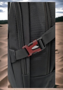 Rucsac pentru laptop R1912B, negru, impermeabil, 48x32x15cm - Img 7