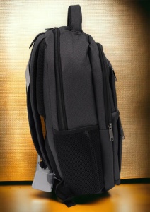Rucsac pentru laptop R23382, impermeabil, 48x34x19cm, maner si bretele buretate, Negru - Img 3