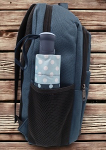 Rucsac pentru laptop R23382, impermeabil, 48x34x19cm, maner si bretele buretate, Bleumarin - Img 10