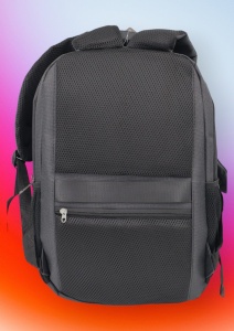 Rucsac pentru laptop R23384, impermeabil, 48x32x22cm, bretele intarite si sistem de prindere pe troler, Negru - Img 4