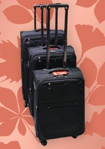 Set de trolere My Travel R134, 3 dimensiuni 20", 24", 28", negru