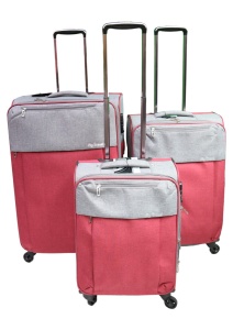 Set de trolere My Travel R346, 3 dimensiuni 20", 24", 28", rosu