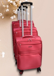 Set de trolere My Travel R412, 3 dimensiuni 20", 24", 28" rosu - Img 2