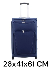 Set Trolere My Travel R03, Trei Dimensiuni, 20", 24", 28", Bleumarin - Img 4
