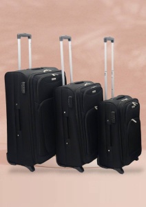 Set Trolere My Travel R03, Trei Dimensiuni, 20", 24", 28", Negru
